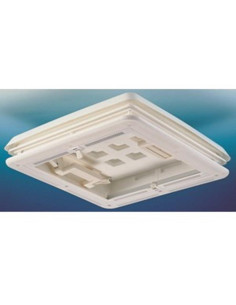 Clarabóia Translúcida com mosquiteira e escurecedor 400X400 mm