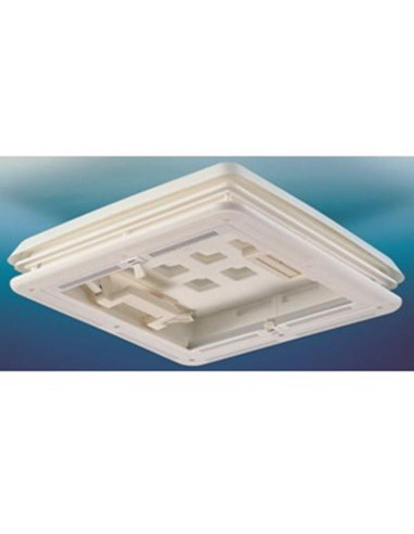 Clarabóia Translúcida com mosquiteira e escurecedor 400X400 mm