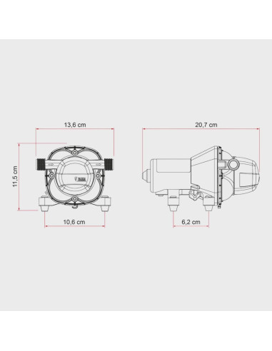 Bomba de agua exterior aqua F 10L 1.5Bar Fiamma