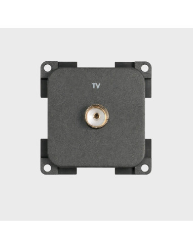 Tomada antena TV cinza