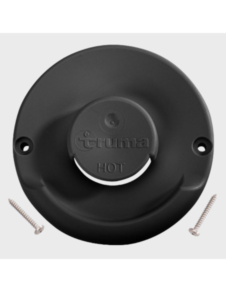 Tampa chamine lateral preta ZR80 Truma