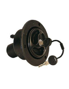 Tampão entrada água preto completo 40mm