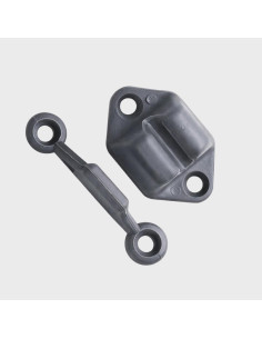 Fecho prisão porta simples Cinza