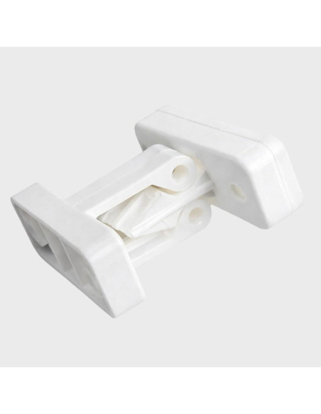 Fecho prisão porta branco