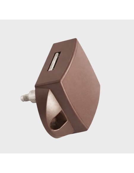 Fecho tic tac simples castanho