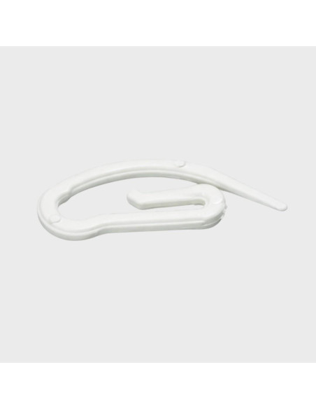 Gancho plástico grande de cortina