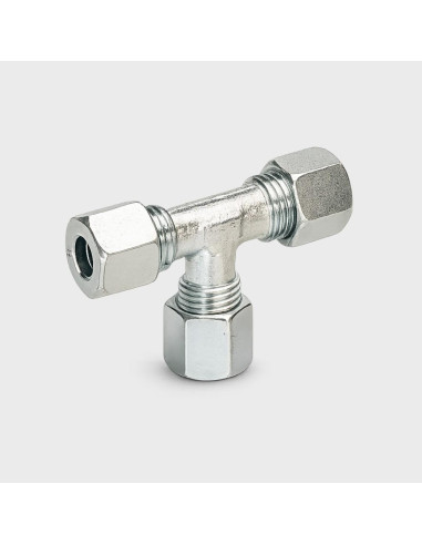 Ligador em T 8mm para ligação de gás