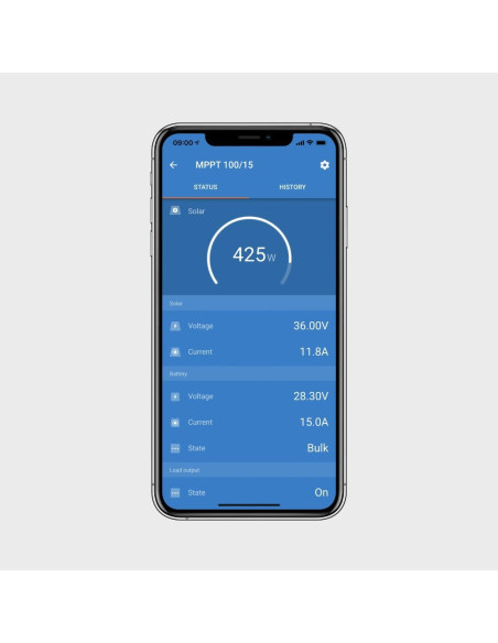 Controlador de carga Smart Solar Mppt 75/10 Victron