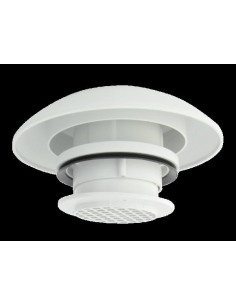 Ventilador de teto 12V c/grelha cinza