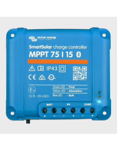Controlador de carga solar Smart Solar Mppt 75/15 Victron