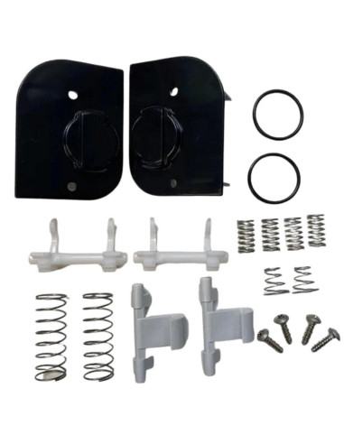 Kit fechadura porta Cassete SD345 Preto Thetford