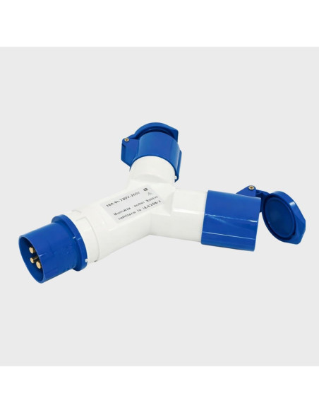 Ficha Schuko Tripla P17 2 saidas