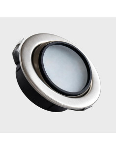 Aplique 3 leds 12V orientavel Niquel