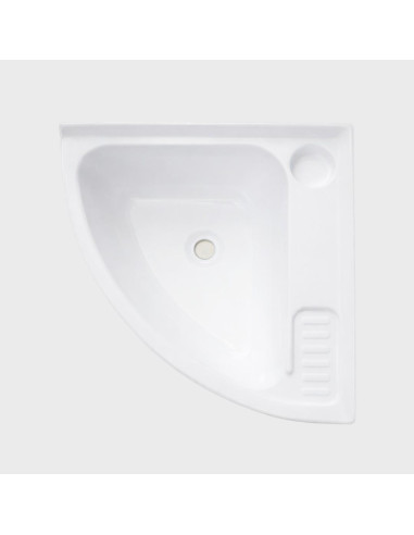 Lavatório de canto branco 400 x 400 mm