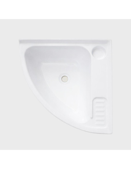 Lavatório de canto branco 400 x 400 mm