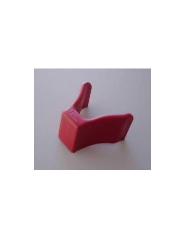 Terminal de calha de suporte de bicileta Fiamma vermelho