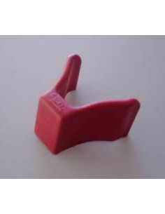 Terminal de calha de suporte de bicileta Fiamma vermelho 2