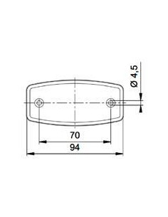 Farolim Minimo Frente Encastrar 112x25 2