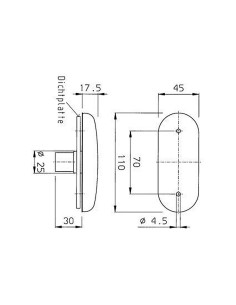 Farolim Mínimo Branco Frontal 2