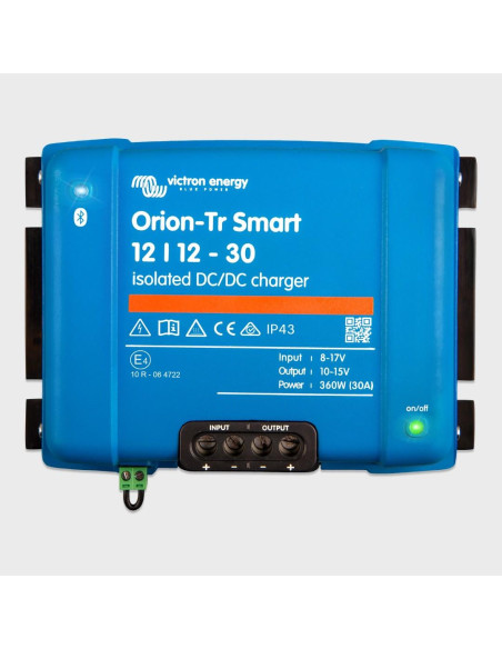 Carregador de baterias Victron Orion-Tr Smart 12/12-30A 360W