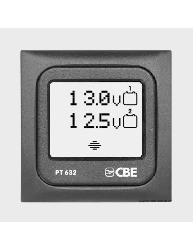 Monitor de carga 2 baterias PT632 CBE