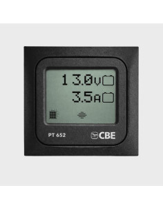 Monitor de carga e descarga de bateria com Shunt PT652 CBE