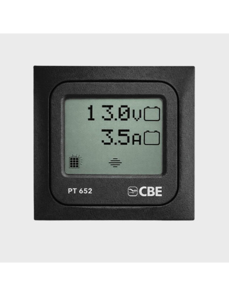 Monitor de carga e descarga de bateria com Shunt PT652 CBE