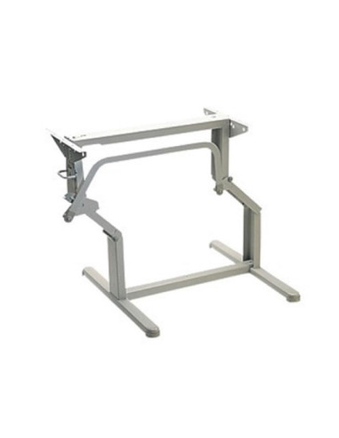 Pé de mesa elevatório 600mm L Cinza