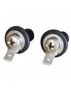 Conector curvo encaixe rápido 12 mm com haste lisa Trem 2