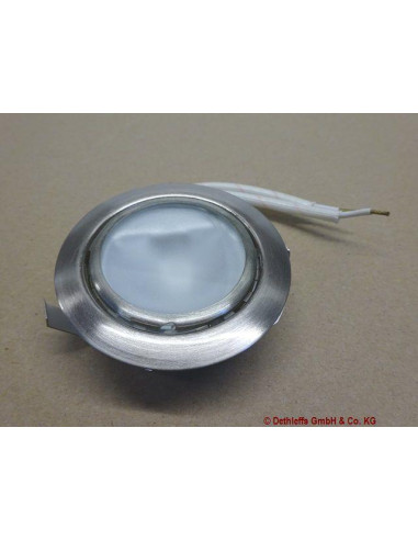 Aplique Embutir Redondo 12v Led Dethleffs