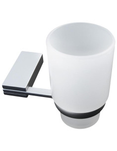 Copo para escova dentes com suporte de parede