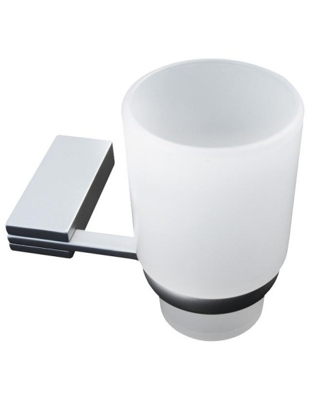 Copo para escova dentes com suporte de parede