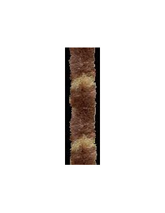 Cortina para Porta em Pelo 56x185 Castanho e Bege