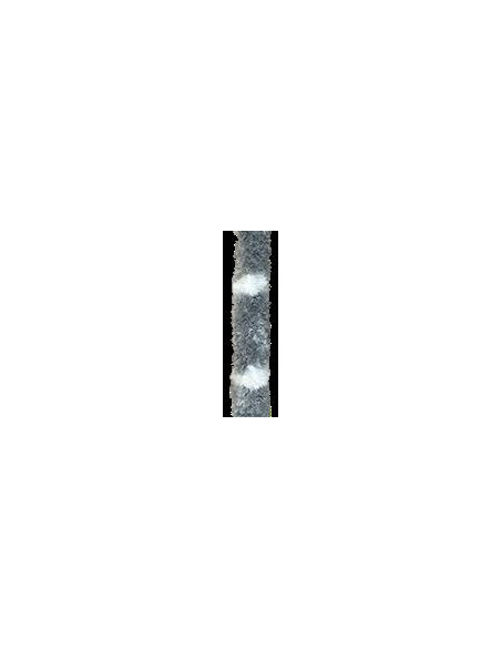 Cortina para Porta em Pelo 56x185 Branco Cinza 
