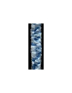 Cortina para Porta em Pelo 56x185 Azul Branco e Cinza 2