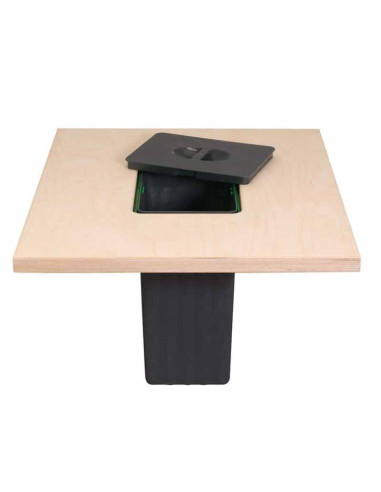 Caixote Lixo 7 Lt Encastravel Antracite