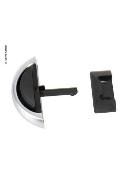 Puxador/trinco armário Cinza/Preto