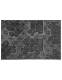 Tapete entrada Arisol Camper Mat 40x60 Preto