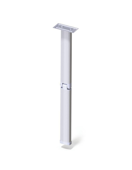 Pé de mesa cinza dobravel 72cm