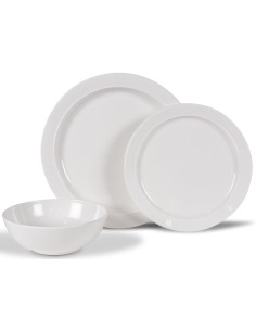 Conjunto Louça Classic White/Branco 12pc