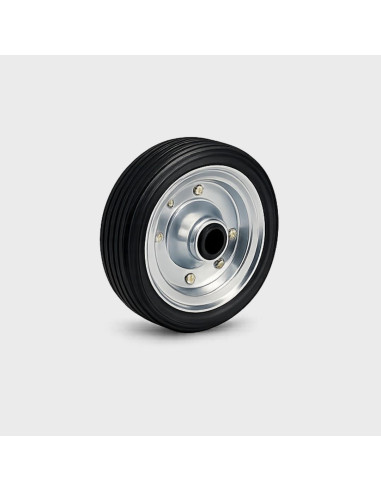 Roda Jockey 160mm com jante em aço - GreenCamp | Acessórios de Caravana