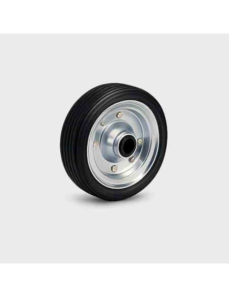 Roda Jockey 160mm com jante em aço - GreenCamp | Acessórios de Caravana
