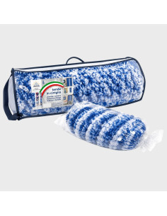 Cortina para Porta em Pelo 56x185 Azul e Branco - GreenCamp | Equipamento