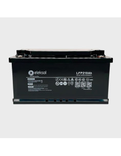 Bateria litio Eleksol 210 Ah/12.8v Bluetooth 355x175x198 - GreenCamp | Energia