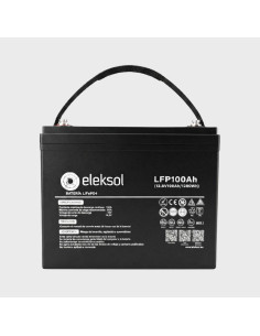 Bateria litio Eleksol 100 Ah/12.8v Bluetooth 260x168x209 - GreenCamp | Energia