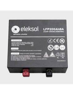 Bateria litio Eleksol 200Ah/12.8v Bluetooth - GreenCamp | Energia solar