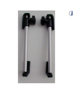 Compasso tubular 200mm Polyfix sem fecho Encaixe rápido (Par)