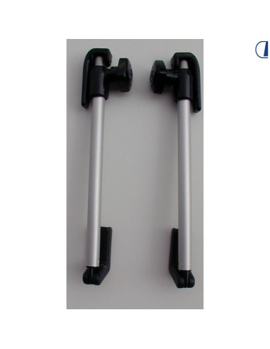 Compasso tubular 200mm Polyfix sem fecho Encaixe rápido (Par)