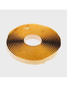 Perfil Mastic 25X2 preto - GreenCamp | Perfis e Borrachas