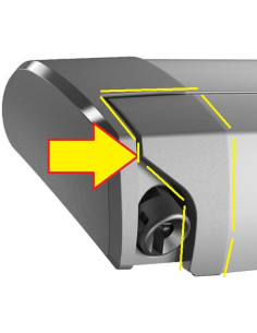 Tampa esquerda e direita Omnistor 6200 Cinza